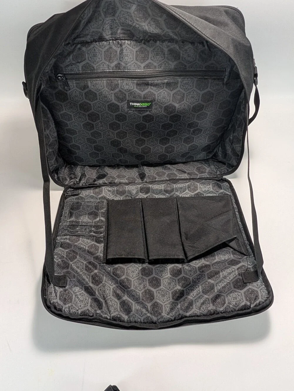 ThinkGeek D20 Bag Of Holding Convertible Fast Travel Backpack Messenger Bag